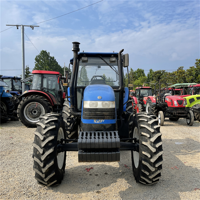 120HP تستخدم New Holland 1204 جرار 4WD