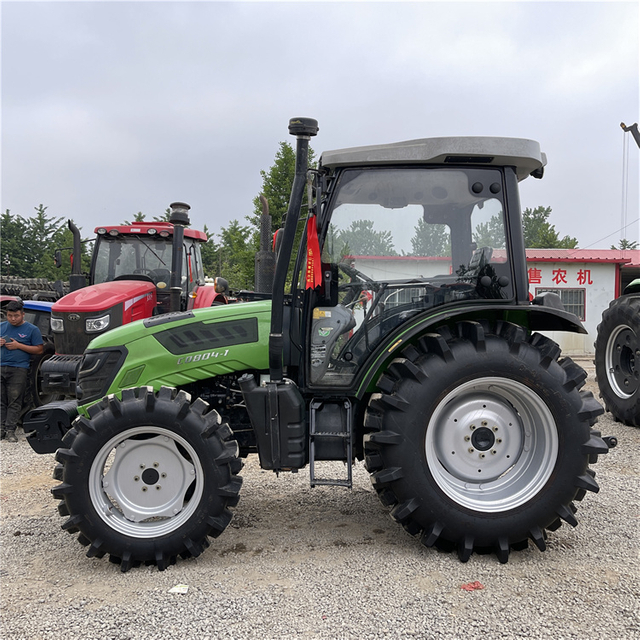 مستعملة جرار مدمج Deutz-Fahr 80HP 4WD مع كابينة