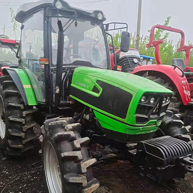 مستعملة الهيدروليكية الكاملة Deutz-Fahr CD1004S 100HP مزرعة جرار 4WD جرار