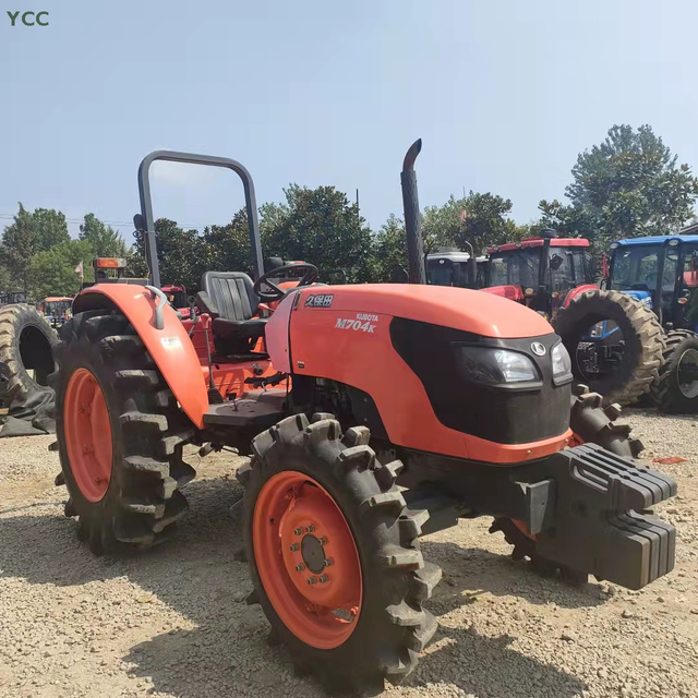 مستعملة مستعملة جرار Kubota جرار اليابانية Kubotam704K 70hp 4wd نوعية جيدة للبيع