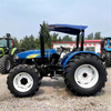 مستعملة جرار New Holland SNH754 New Holding 4WD مع أشعة الشمس والمعدات الزراعية