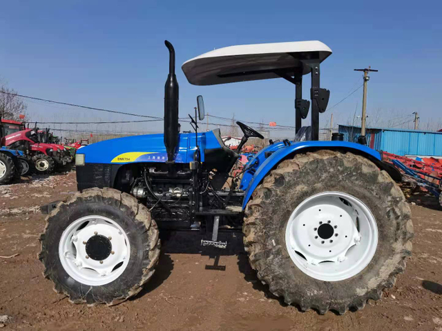 مزرعة مستعملة مستعملة New Holland SNH754 75HP جرار عجلة