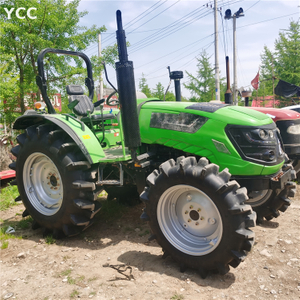 رخيصة 80HP الزراعية 4 عجلة جرار deutz فاهر مستعملة جرار مع سقف